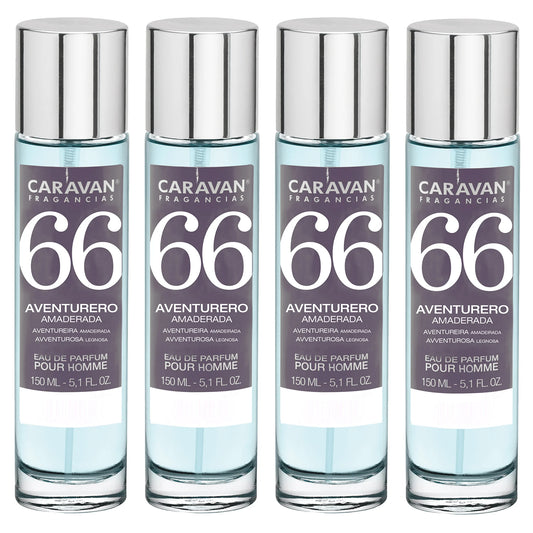 4x Caravan Men's Perfume No. 66 - 150ml.