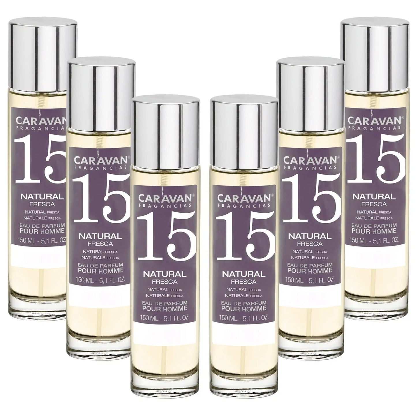 6x Caravan Men's Perfume No. 11 - 150ml