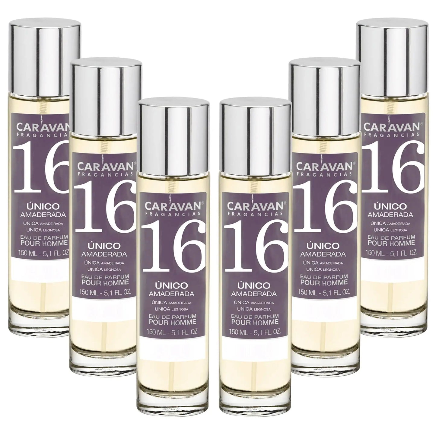 6x Caravan Men's Perfume No. 11 - 150ml