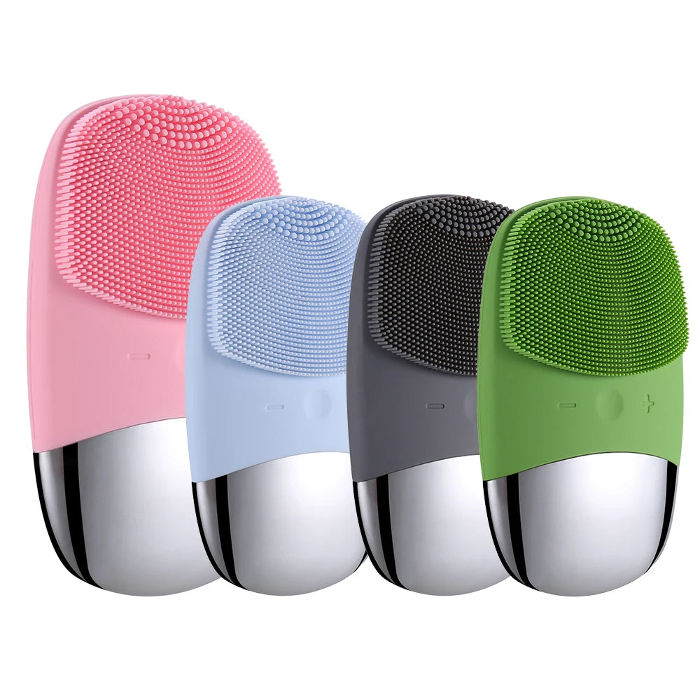 Electric Face Cleansing Brush Sonic Electric Facial Cleanser Facial Cleansing Brush Skin Scrubber Skin Massager Skin Care Tools