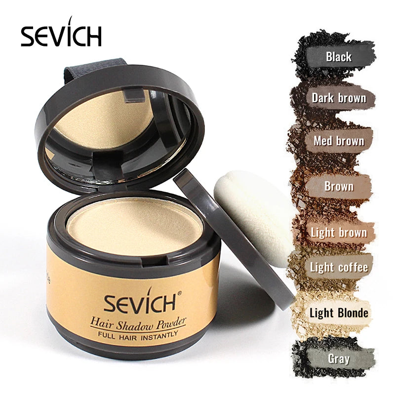 Sevich Hairline Powder 4g Hairline Shadow Powder Makeup Hair Concealer Natural Cover Unisex Hair Loss Product