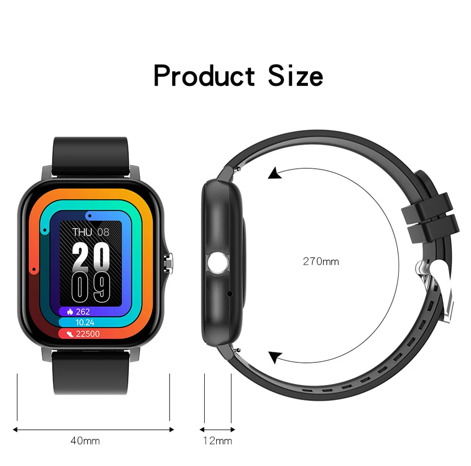 LIGE Full Touch Sport Smart Watch Men Women Heart Rate Fitness Tracker Bluetooth call Smartwatch wristwatch GTS 2 P8 plus watch