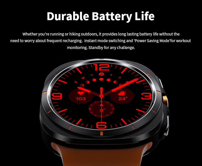 2024 New Galaxy Smart Watch 7 Ultra Men AMOLED Screen Multi-Function Sports Fitness Tracker Health Women smart watch for Samsung