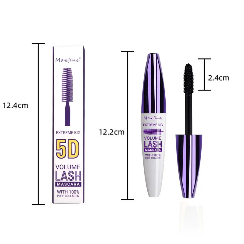 5D Mascara-Lasting, Stain-free, Extreme Mascara, Icing on the Cake for Beautiful Eyes.