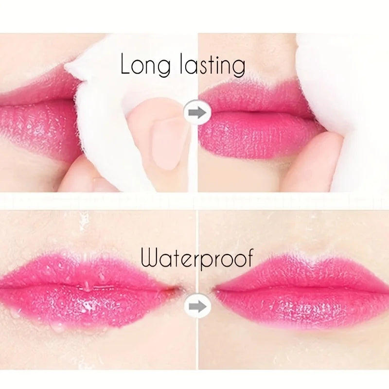 Color Changing Mouth Safflower Jelly Temperature Lasting Nutrition Magic Color Changing Lipstick