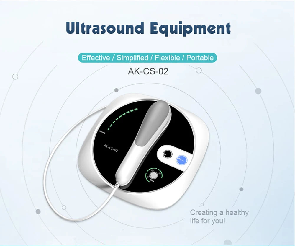 Ultrasound Physiotherapy Massage Device 1MHz Intensity for Muscle & Joints Pain Relief No-Drug Ultrasonic Instrument Machine