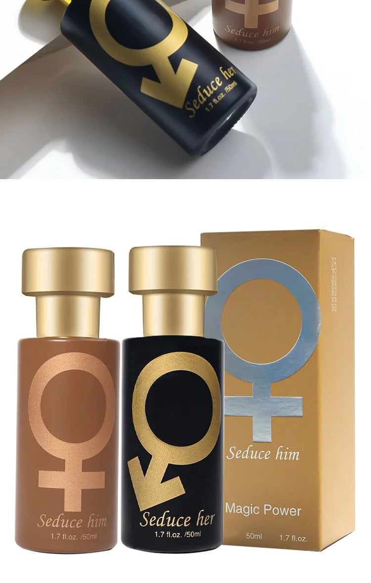 Black and Gold Dating Perfume for Men and Women Lasting Light Fragrance Feminine Charm perfume