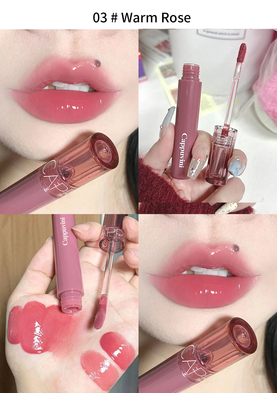 Beauty Juice lip glaze gummy jelly mirror water gloss lip glaze female affordable lipstick student makeup