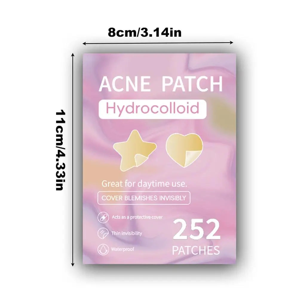 Colorful Star Pimple Patch Acne Colorful Invisible Acne Removal Skin Care Stickers Concealer Face Spot Beauty Makeup Tools