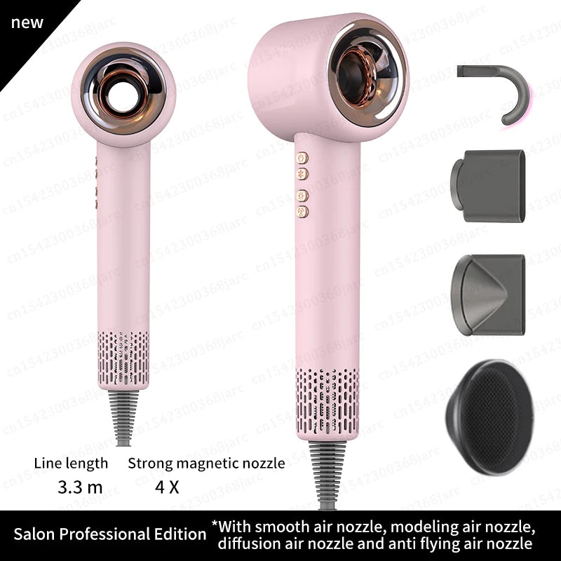 Professional Super Hair Dryer Negative Ion Quick Dry Leafless Hair dryers Salon Home Appliances Constant Temperature Hair Care