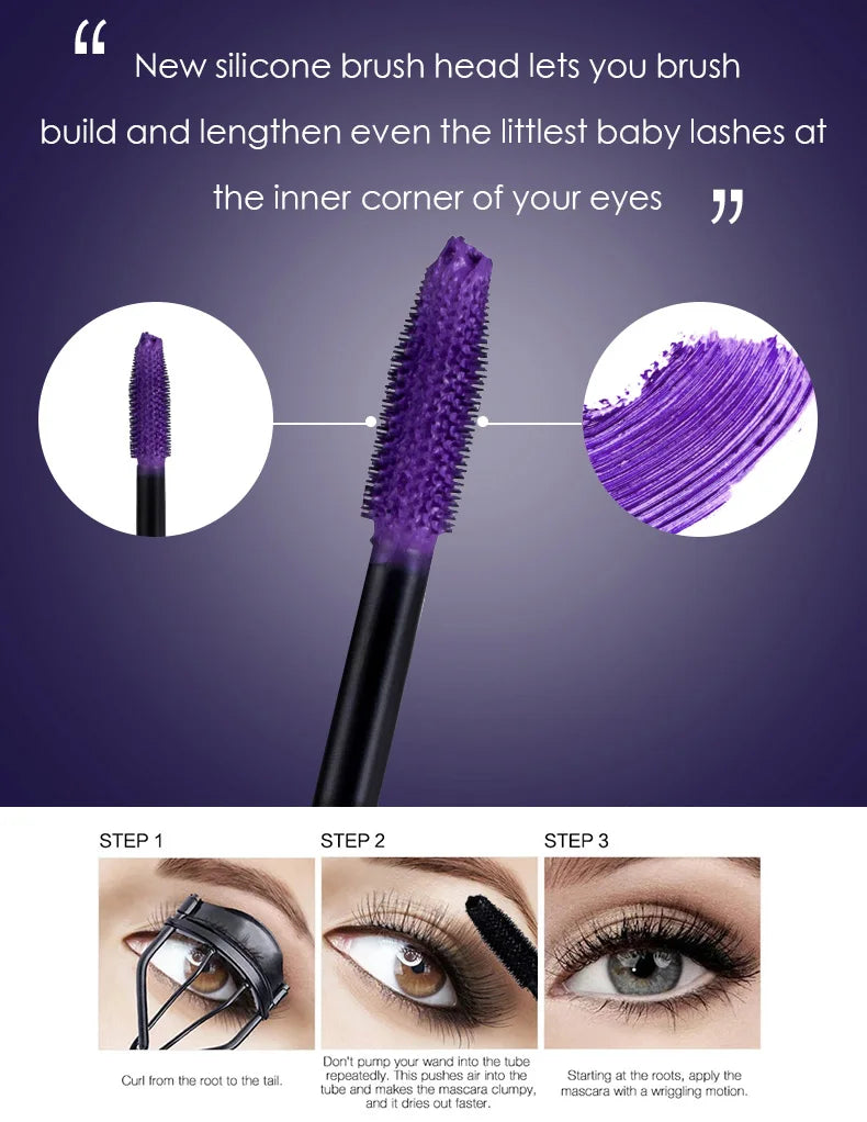 5D Mascara-Lasting, Stain-free, Extreme Mascara, Icing on the Cake for Beautiful Eyes.