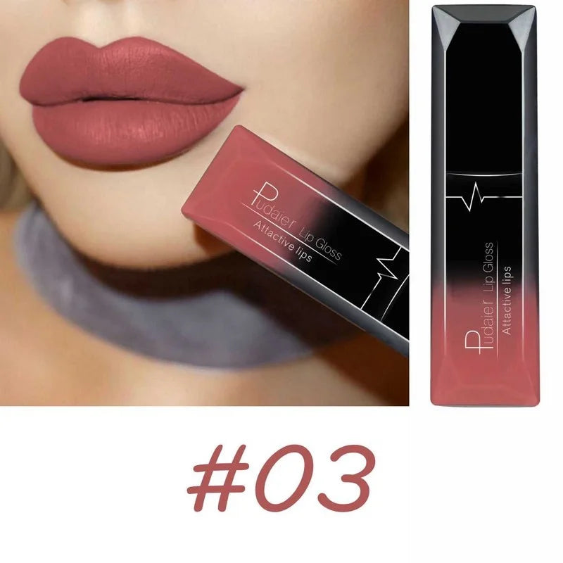 Best Lip Makeup 17 Color Sexy Matte Long Lasting Lipgloss Liquid Lipstick Lip Cream