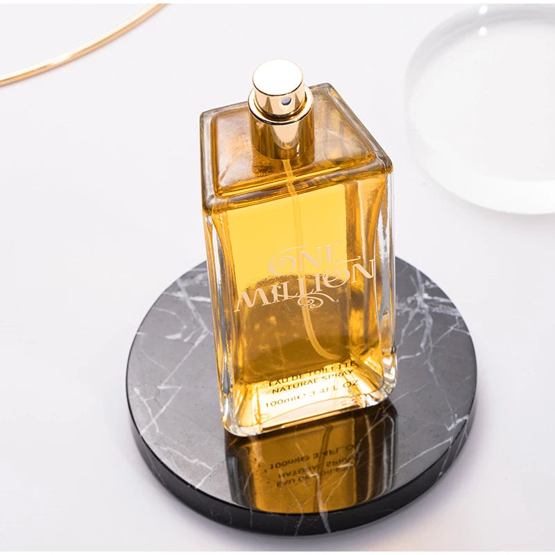 Hot Million Gold Perfume Soft Golden Millionaire Men's Seductive Leather Notes Best Valentine's Day Gift For Men And Women 100ml