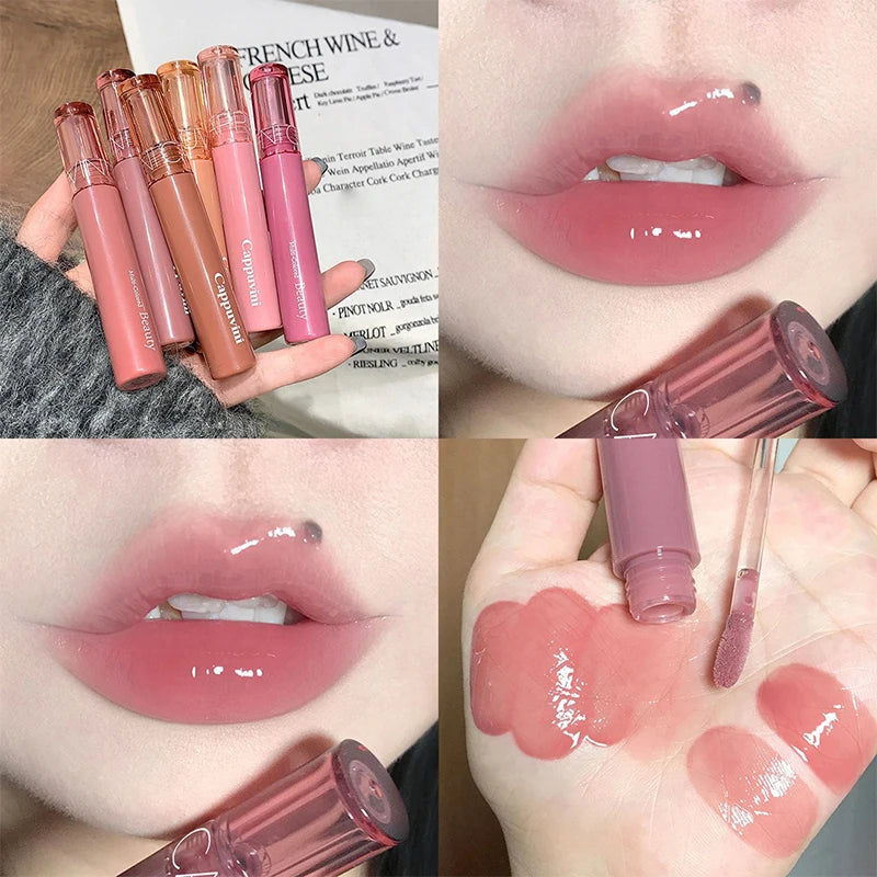 Beauty Juice lip glaze gummy jelly mirror water gloss lip glaze female affordable lipstick student makeup