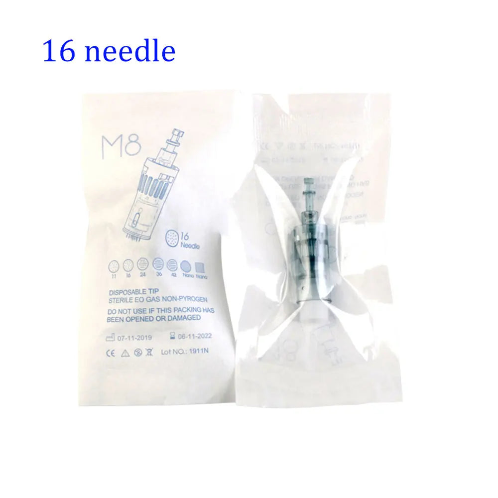 10/20/50Pcs Dr. Pen M8 Needle Cartridges Bayonet Cartridges 11 16 36 42 Nano Needle  for Dr pen M8 Microneedling