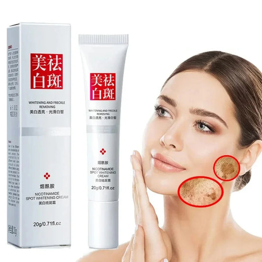 Fades Freckle Dark Spots Face Cream Niacinamide Whitening Cream Vitamin E Improve Dullness Fast Brighten Nourish Skin Care