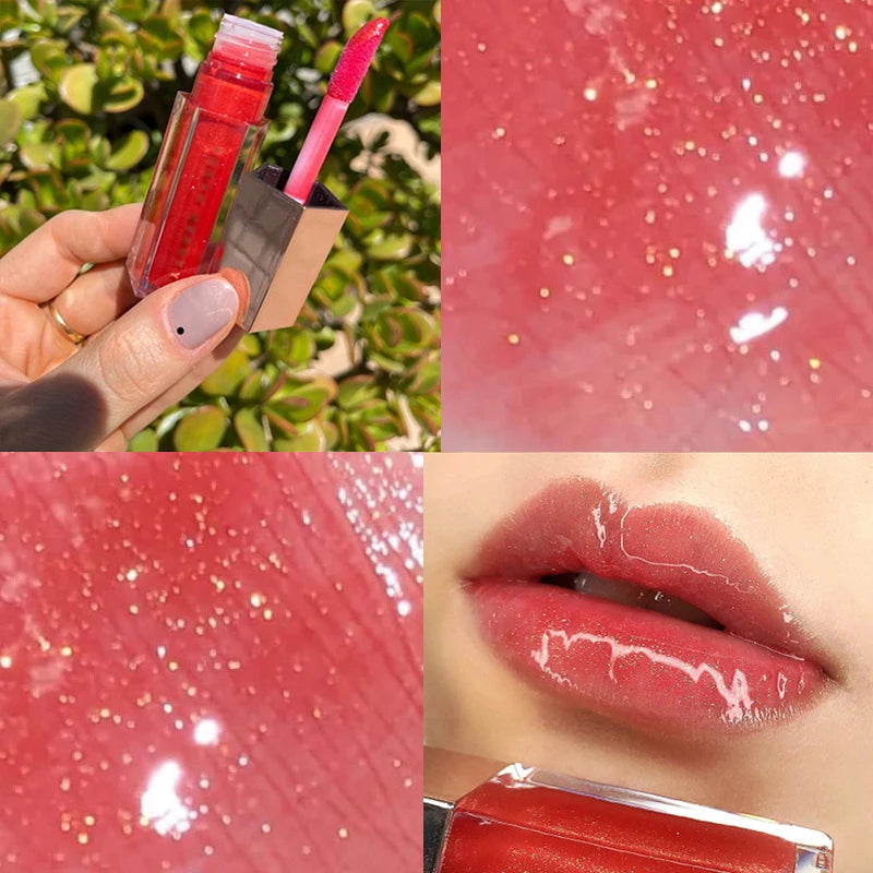 FB Gloss Bomb Cream Color Drip Lip Cream&Heat Makeup Liquid Lipstick Moisturizing Plumper Long Lasting Lipgloss 9ml