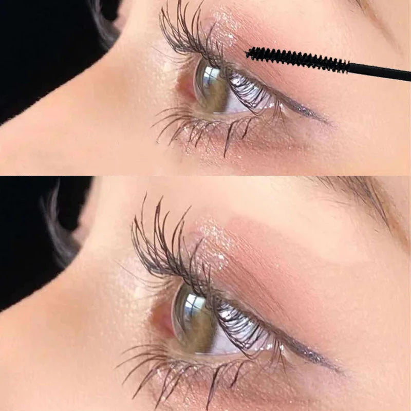 Ultra-fine Small Brush Head Mascara Lengthening Black 3D Lash Eyelash Extension Eye Lashes Long-wearing Black Color Mascara