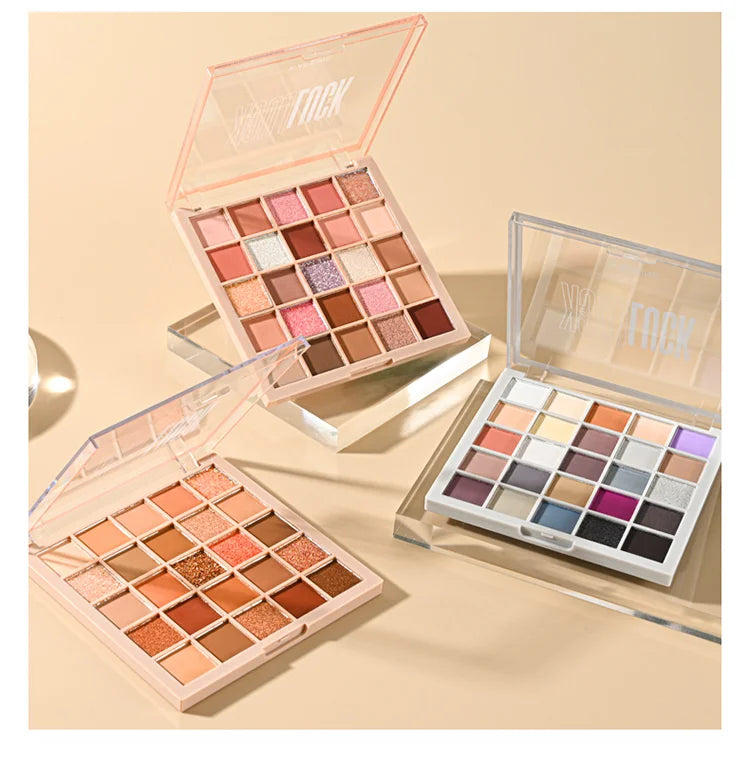 Cool Low Saturation Pure Wind 25 Color Eyeshadow Plate 2024 New Pearl Matte Color Ins Affordable Makeup