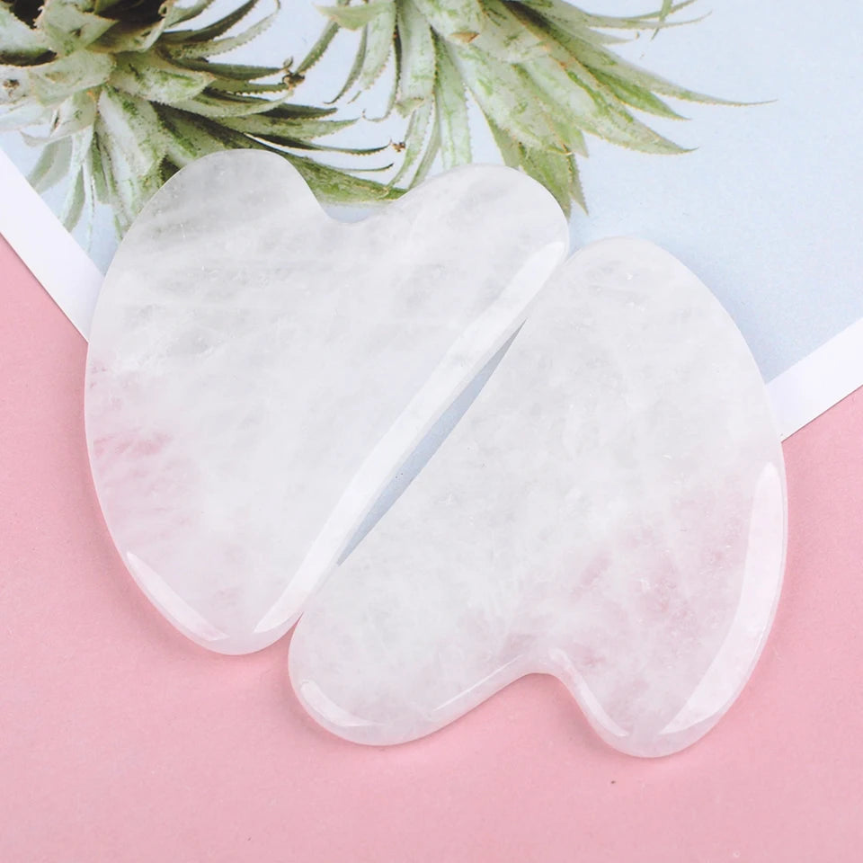 1pc Heart Shape SPA Massage Beeswax Gua sha Scraping Massage Scraper Face Massager Acupuncture Guasha Board Massager for Face