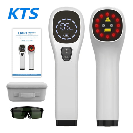 KTS Body Pain Laser Therapy Device 2x808nm LLLT Physiotherapy Equipment for Knee Pain Relief Arthritis Frozen shoulder Pet Pain