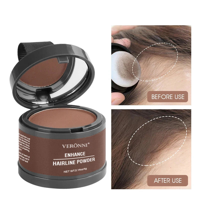 14 Color Hair Line Powder Black Root Up Natural Instant Waterproof Hairline Shadow Concealer Coverage Paint Repair Fill In Hair