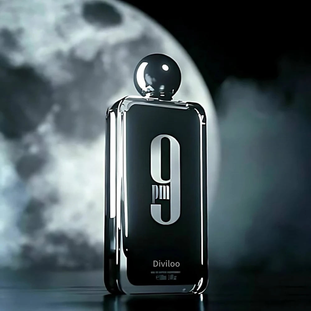 100ML 3.4FL.OZ 9PM Men's Perfume, Long Lasting Gourmet Oriental Notes Cologne, Eau de Parfum, Feronomas Perfume Hombre