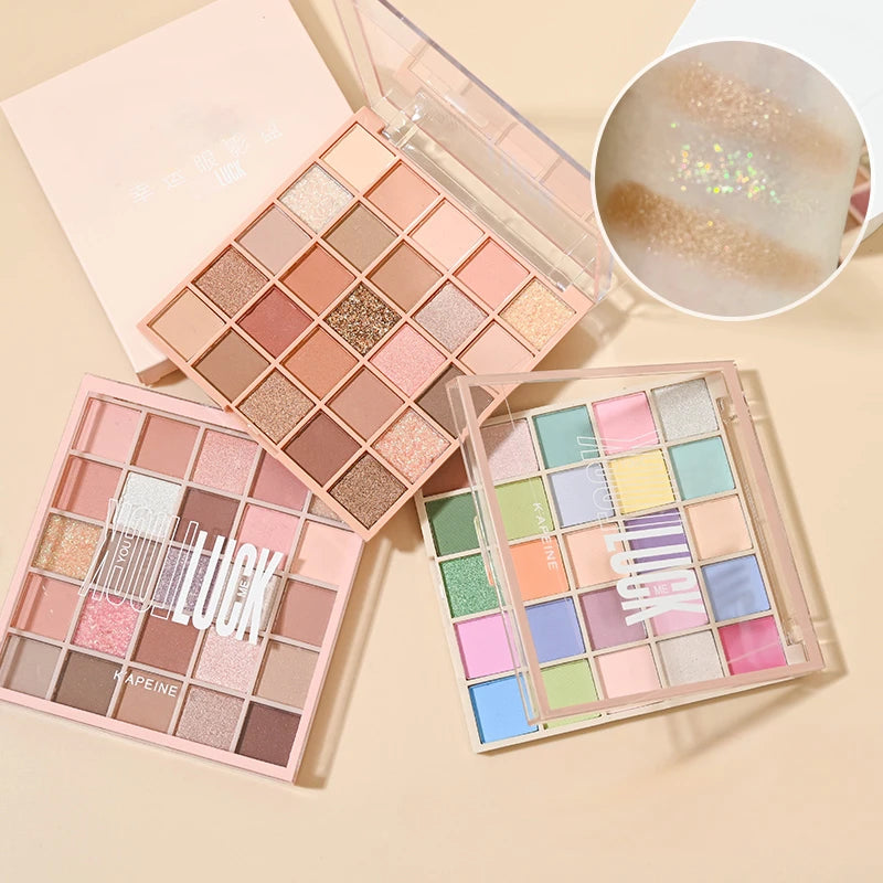 Cool Low Saturation Pure Wind 25 Color Eyeshadow Plate 2024 New Pearl Matte Color Ins Affordable Makeup