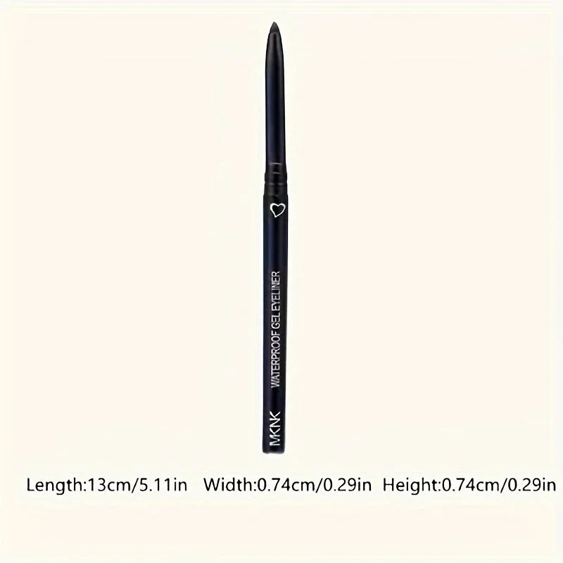 Smooth Waterproof Eyeliner Gel Pencil Blue Brown Eyeliner Soft Easy Wear High Pigment Matte Concealer Pen Lasting Eyes Makeup