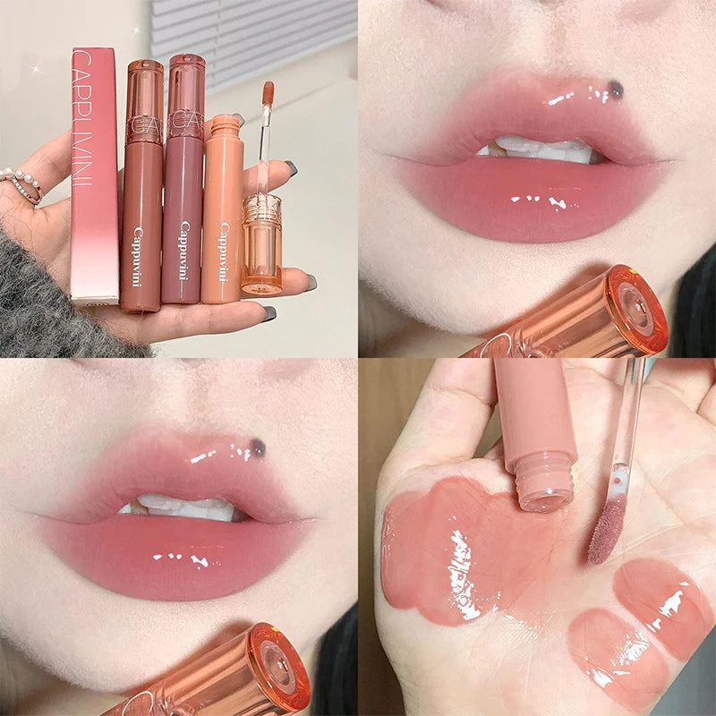 Beauty Juice lip glaze gummy jelly mirror water gloss lip glaze female affordable lipstick student makeup