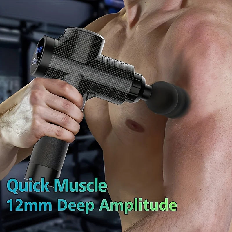 99 Level Massage Gun Fascia Deep Muscle Relax Body Neck Massager Electric Fitness Equipment Noise Reduction Male Female