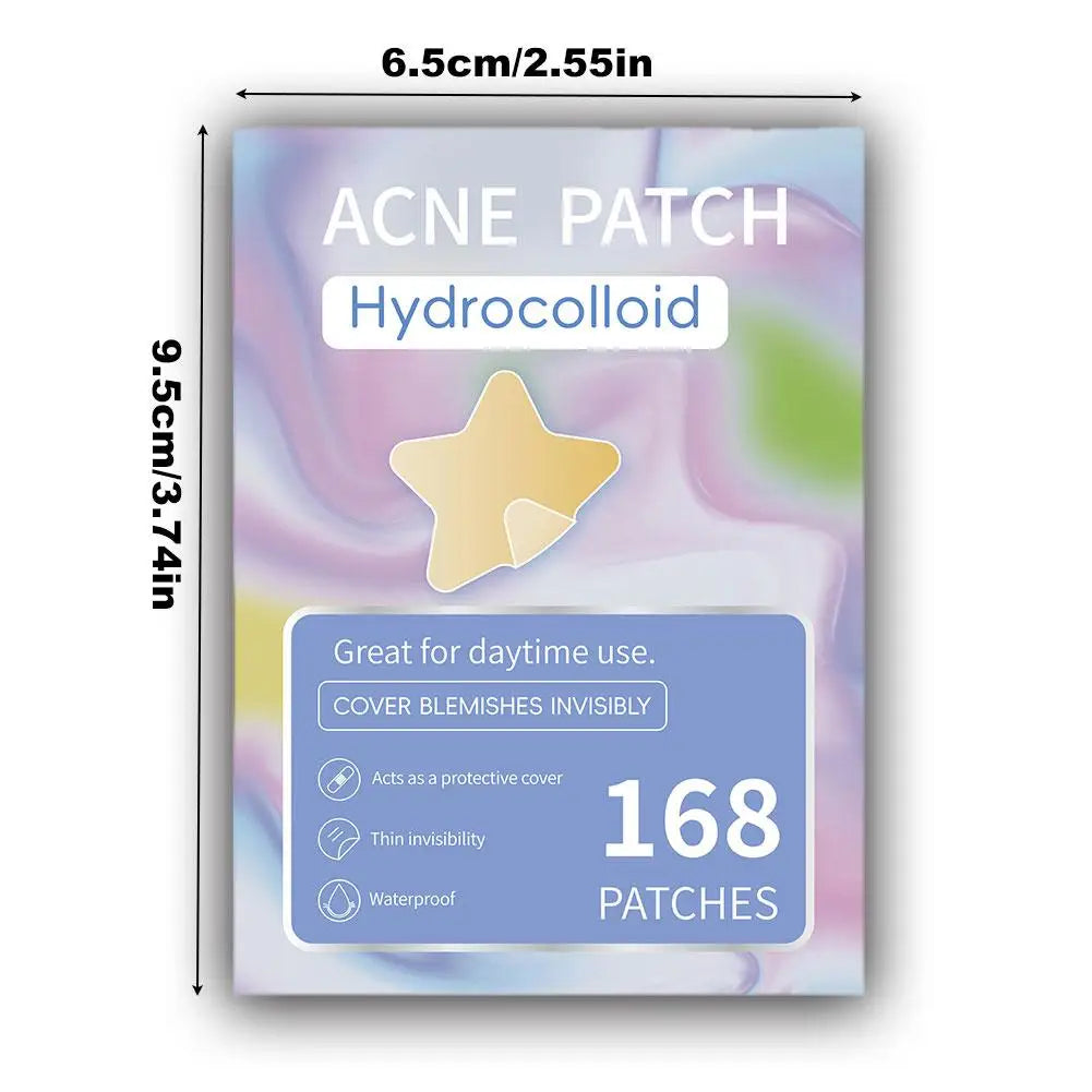 Colorful Star Pimple Patch Acne Colorful Invisible Acne Removal Skin Care Stickers Concealer Face Spot Beauty Makeup Tools