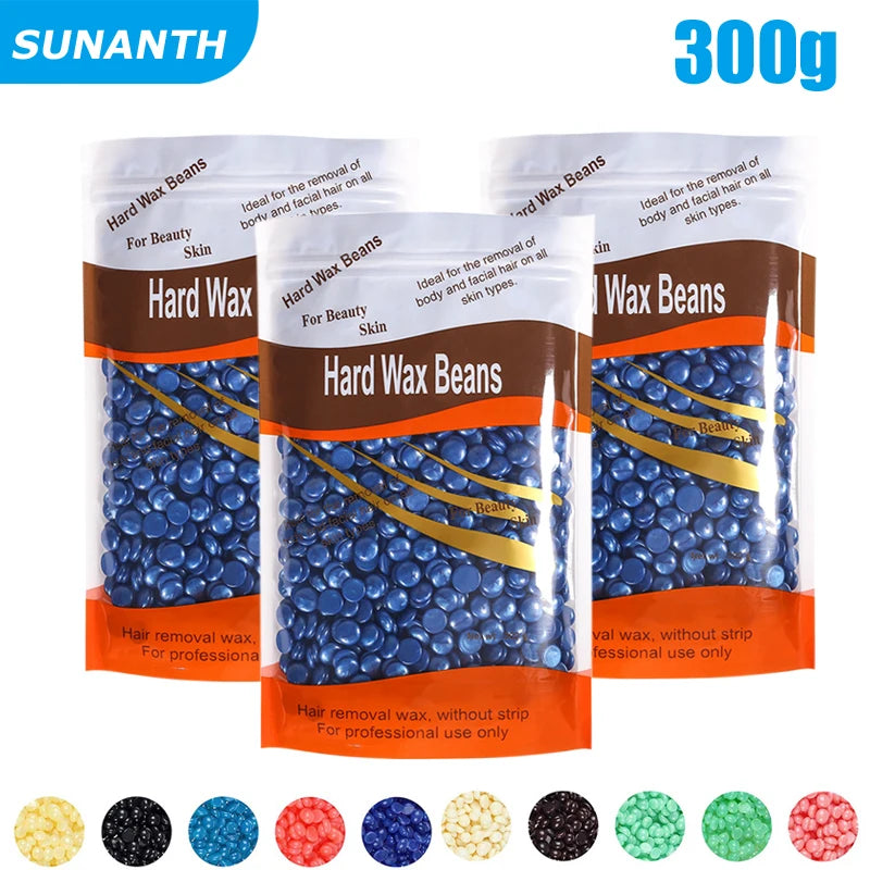 50g/200g/300g Hard Wax Beans Heating Machine Hair Removal Machine Wax Melting PotHot Film Painless Waxing Unisex Hair Removal