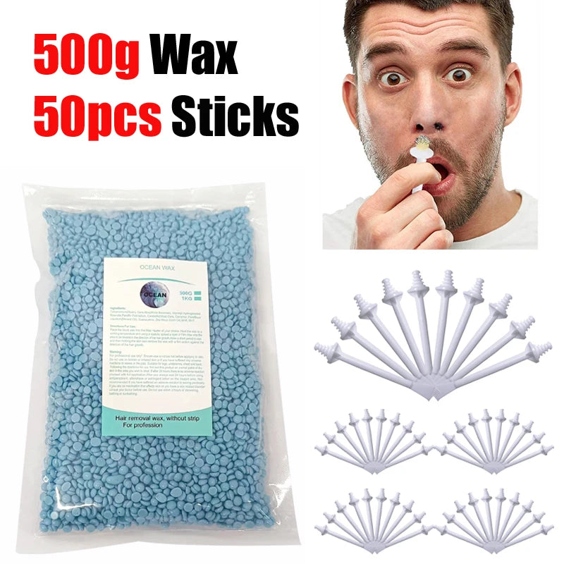 50g/200g/300g Hard Wax Beans Heating Machine Hair Removal Machine Wax Melting PotHot Film Painless Waxing Unisex Hair Removal