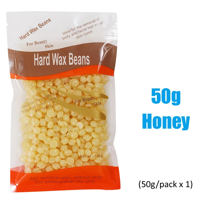 50g/200g/300g Hard Wax Beans Heating Machine Hair Removal Machine Wax Melting PotHot Film Painless Waxing Unisex Hair Removal