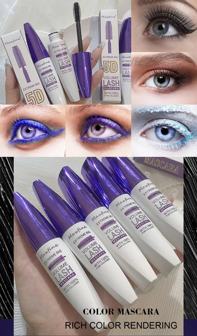 5D Mascara-Lasting, Stain-free, Extreme Mascara, Icing on the Cake for Beautiful Eyes.