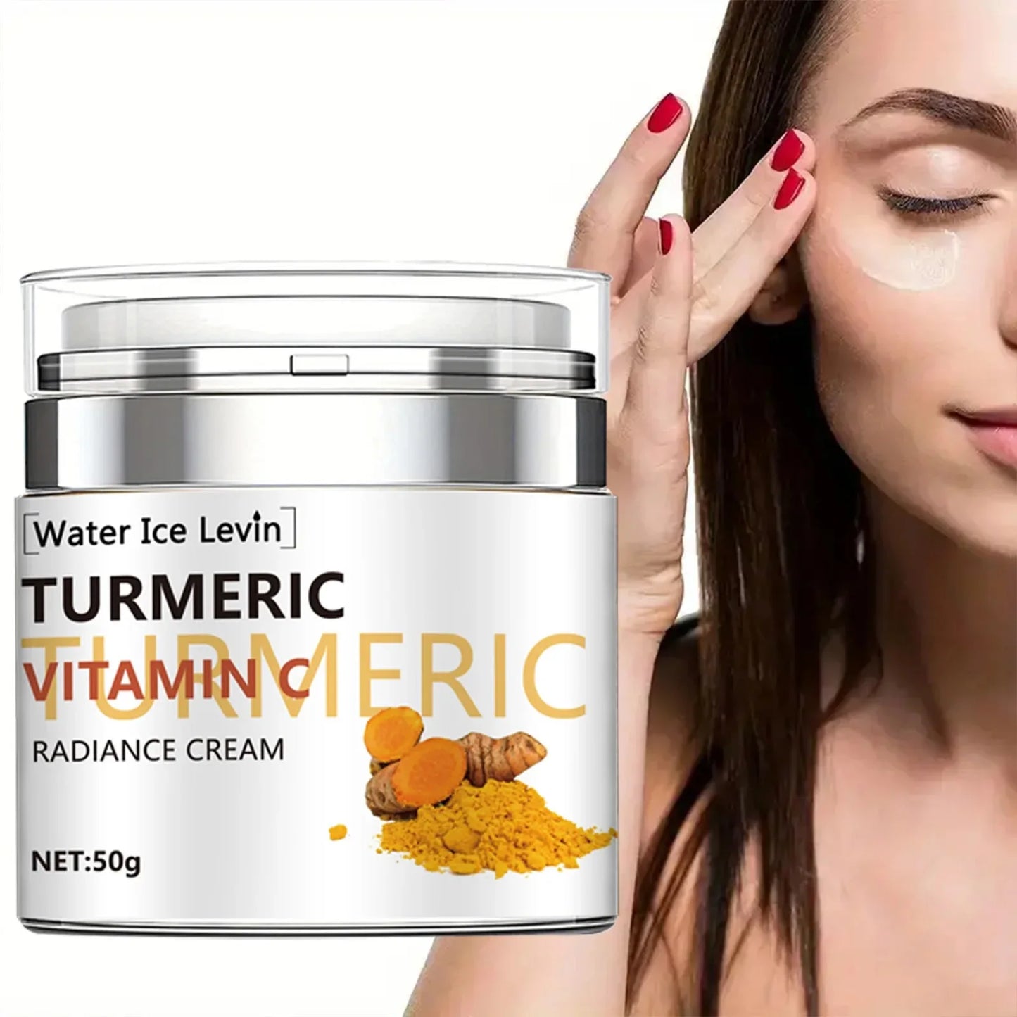 Retinol Natural Turmeric Vitamin C Face Cream Moisturizing Firming Hyaluronic Lightening Fade Fine Lines Skincare Creams