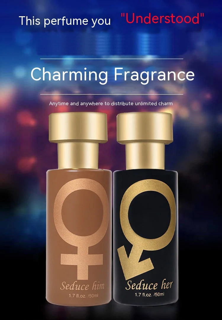 Black and Gold Dating Perfume for Men and Women Lasting Light Fragrance Feminine Charm perfume