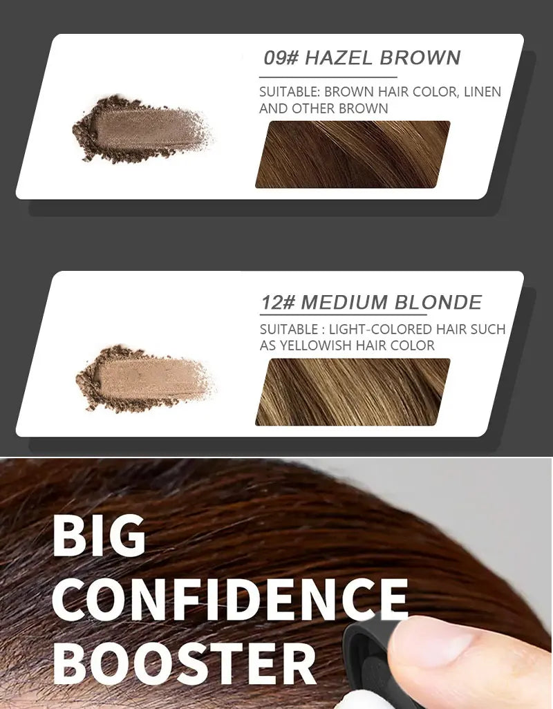 14 Color Hair Line Powder Black Root Up Natural Instant Waterproof Hairline Shadow Concealer Coverage Paint Repair Fill In Hair