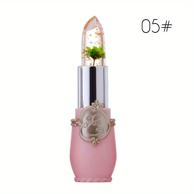 Color Changing Mouth Safflower Jelly Temperature Lasting Nutrition Magic Color Changing Lipstick