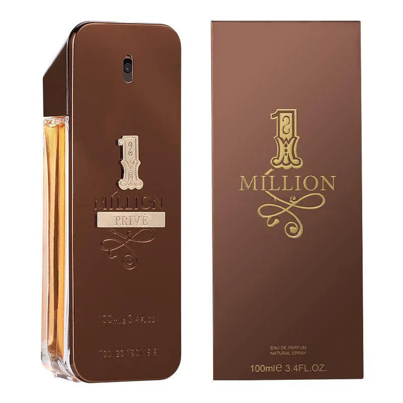 Hot Million Gold Perfume Soft Golden Millionaire Men's Seductive Leather Notes Best Valentine's Day Gift For Men And Women 100ml