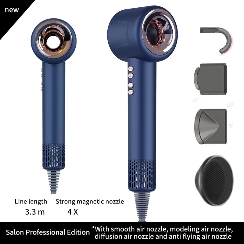 Professional Super Hair Dryer Negative Ion Quick Dry Leafless Hair dryers Salon Home Appliances Constant Temperature Hair Care