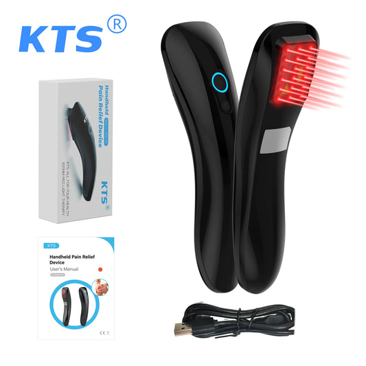 KTS Laser Therapy Device for Body Pain Relief 18x620nm Laser Diode LLLT Cold Laser Arthritis Physical Therapy Equipment Massager