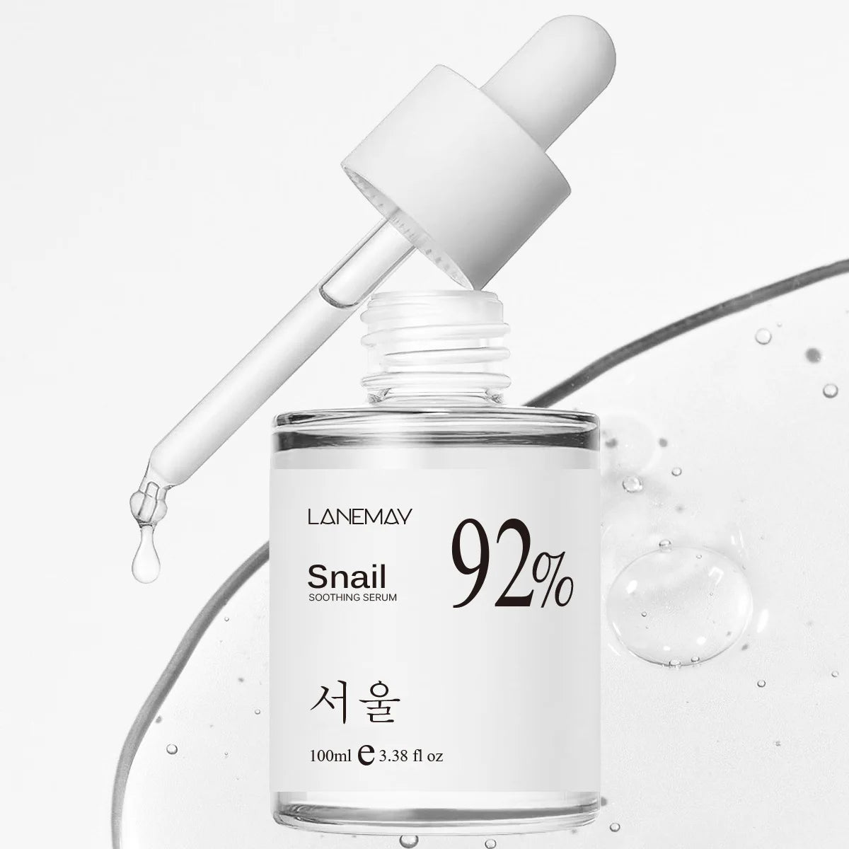 100ml 92% Snail Soothing Facial Essence Multi in One Skin Care Hydrating and Moisturizing Face Serum