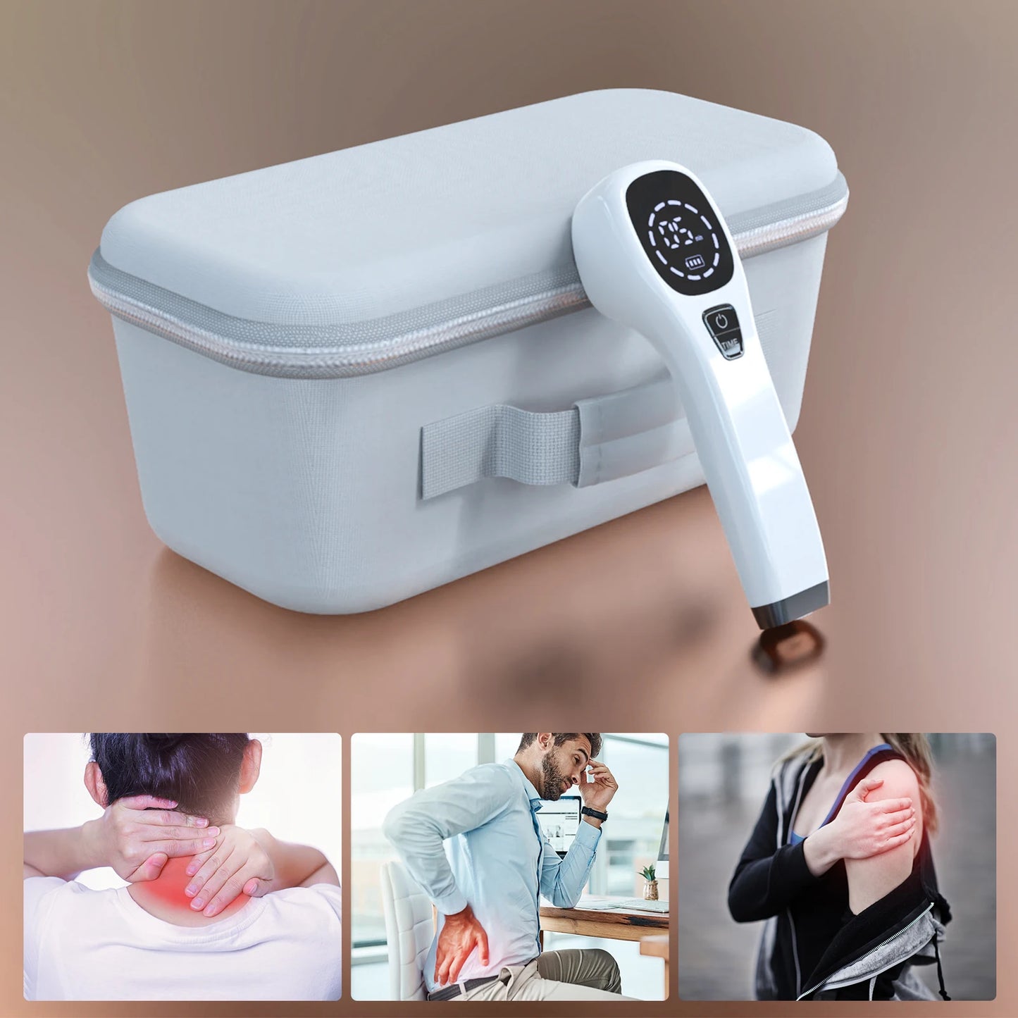 KTS Body Pain Laser Therapy Device 2x808nm LLLT Physiotherapy Equipment for Knee Pain Relief Arthritis Frozen shoulder Pet Pain