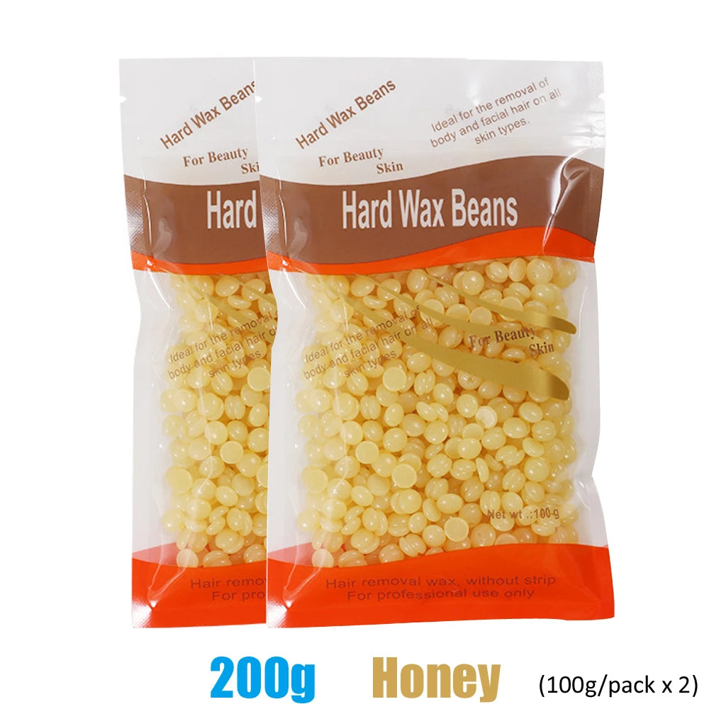 50g/200g/300g Hard Wax Beans Heating Machine Hair Removal Machine Wax Melting PotHot Film Painless Waxing Unisex Hair Removal