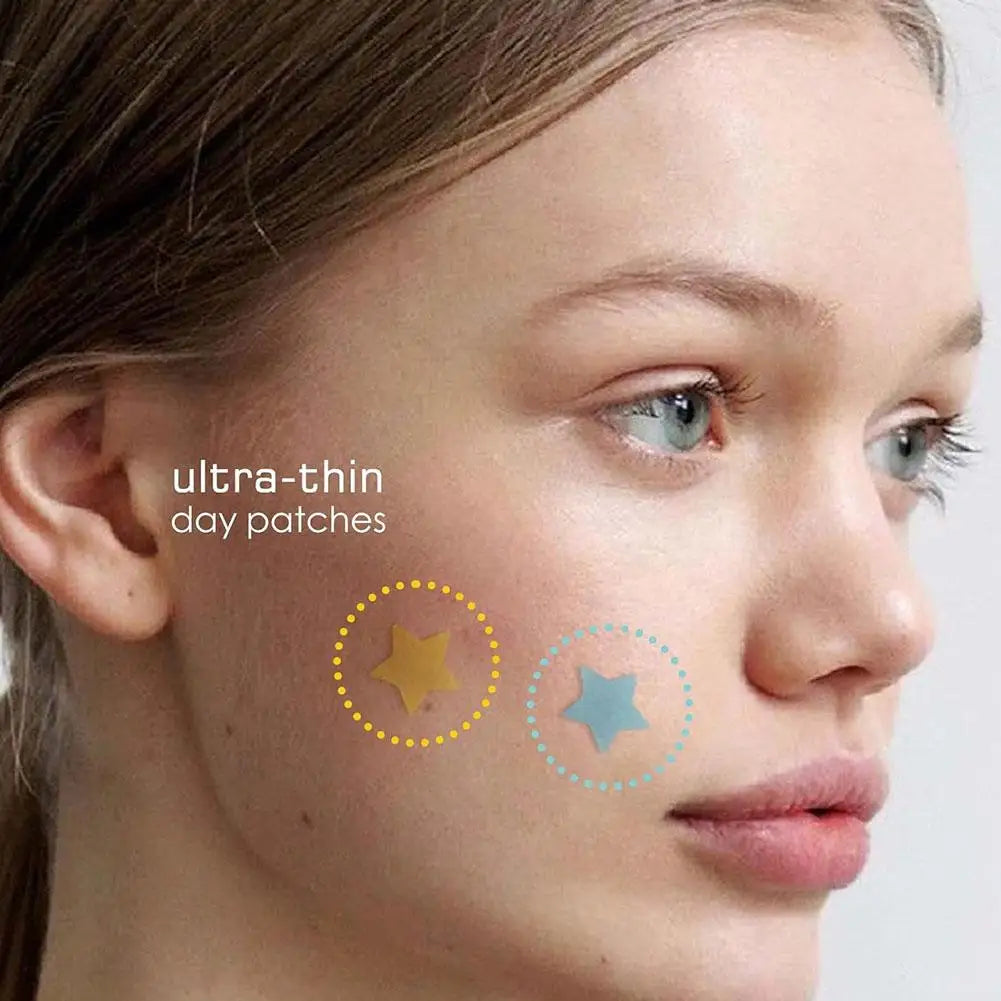 Colorful Star Pimple Patch Acne Colorful Invisible Acne Removal Skin Care Stickers Concealer Face Spot Beauty Makeup Tools