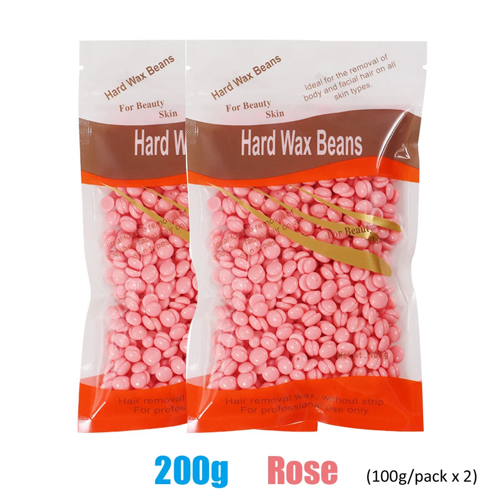 50g/200g/300g Hard Wax Beans Heating Machine Hair Removal Machine Wax Melting PotHot Film Painless Waxing Unisex Hair Removal