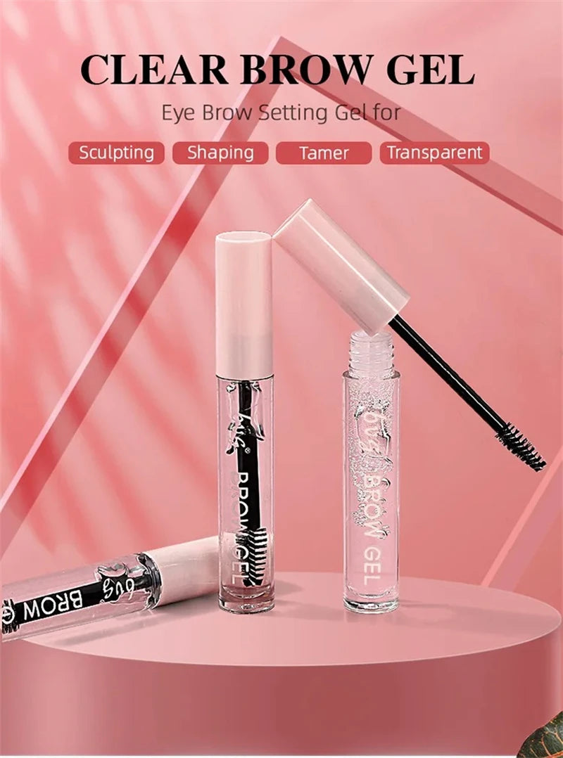 Waterproof Transparent Gel Eyebrow Styling Cream Long Lasting Fixing Brow Soap Makeup Clear Liquid Eyebrow Sealed Layer Cosmetic