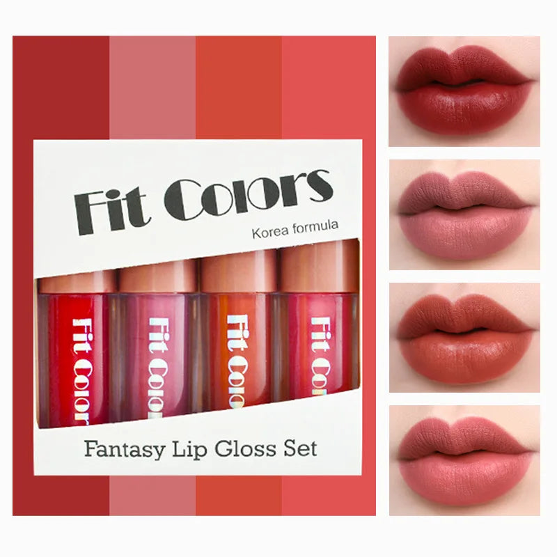 Korean Lipsticks Set Make Up For Women Beauty Cosmetics Matte Lipsticks Waterproof Long lasting The Best Liquid Lip Tint Stain